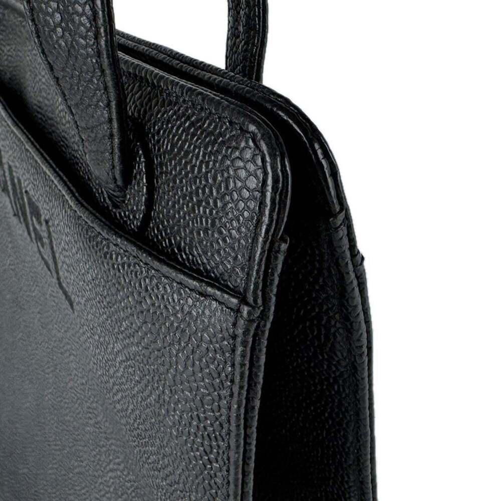 CHANEL Black Caviar Leather Shoulder Bag - Picture 9 of 15